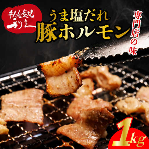 豚ホルモン 旨塩だれ 1kg ホルモン 豚 利久