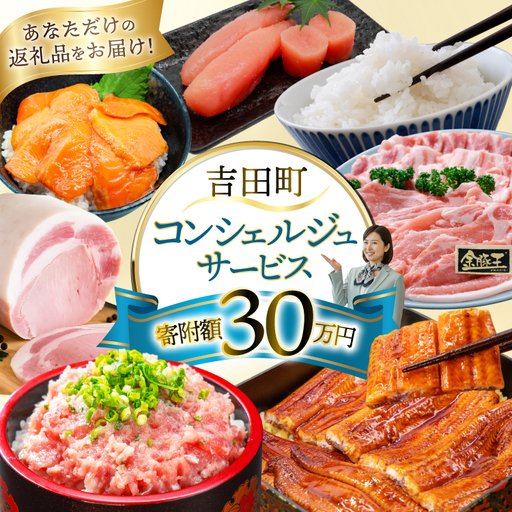 【あなただけの返礼品をお届け!】 コンシェルジュ サービス 寄附金額 30万円 オーダーメイド プラン