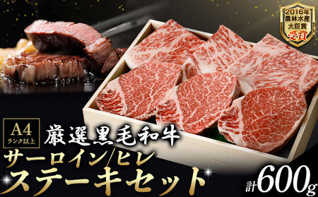 くまもと黒毛和牛 豪華ステーキセット 600g 和牛焼肉LIEBE