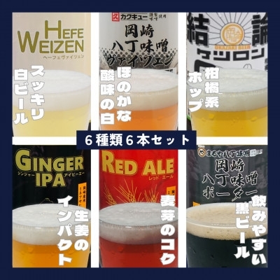 ビール 岡崎ビール 6種 6本 セット