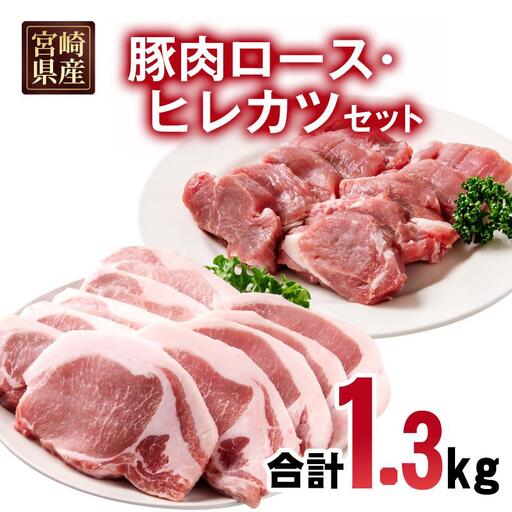 宮崎県産豚肉 ロース・ヒレカツセット 合計20枚＜70-19a＞