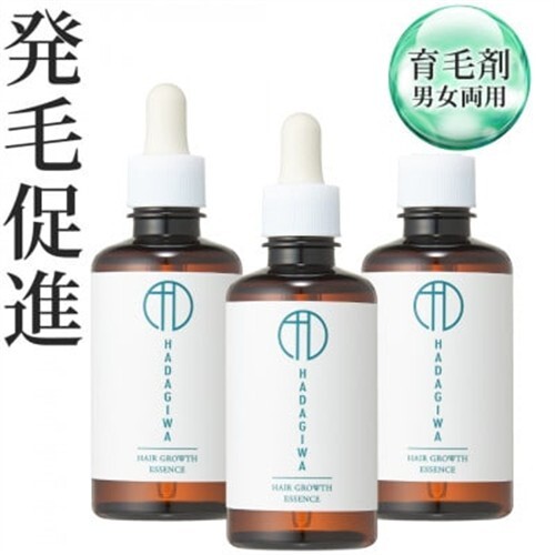 はだぎわ 《育毛剤 3本セット》医薬部外品 100ml 3つの有効成分配合 育毛・薄毛に!発毛促進【1701236】