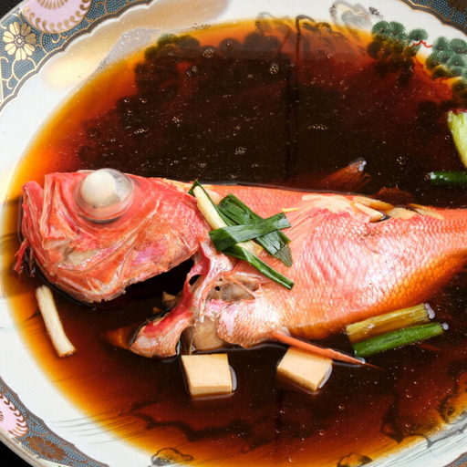 料亭花月～金目鯛姿煮（小１尾）