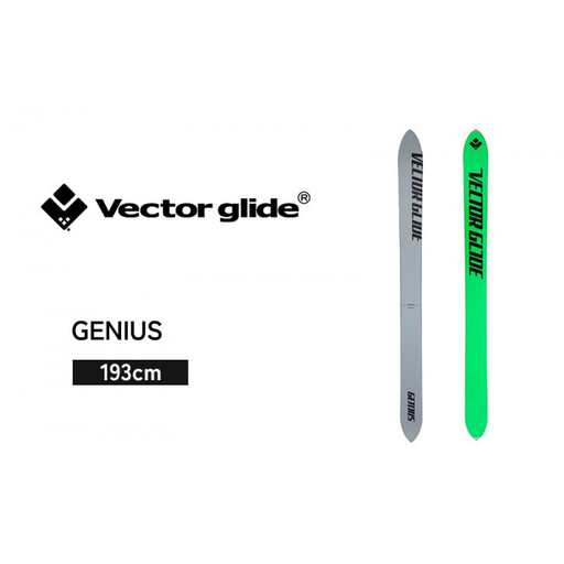 【VECTOR GLIDE】スキー板 GENIUS 193cm | スキー板 ノーマルキャンバー パウダースノー ワイドシェイプ