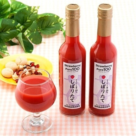 ストロベリーピュア100しぼりたて(300ml×2本)【配送不可地域：離島】【1048878】