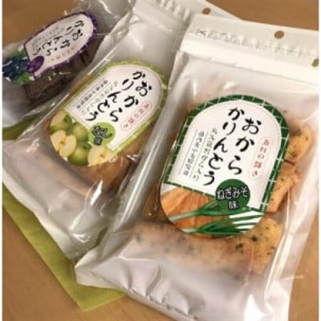 おからかりんとうB(ブルーベリー、梨、ねぎみそ)【1687098】