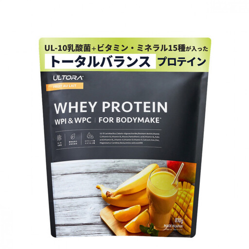ULTORA ホエイプロテイン 810g フルーツオレ風味（リニューアル）