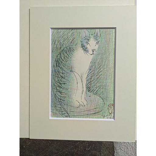 ねこ・MiMi　I 絵画 アート インテリア 猫 一点物