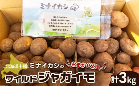 ワイルドジャガイモ おまかせ2種 計3kg じゃがいも