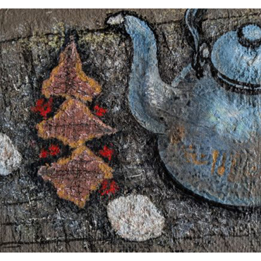 【 限定１点 】ストーブの上 絵画 アート インテリア 一点物