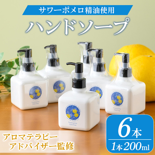 サワーポメロ ハンドソープ 200ml × 6本【00-090-24】