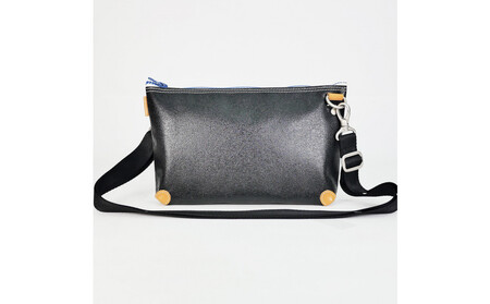 TENT BAG MORGAN.01　防水ショルダーバッグ【ブラック】 AJU0005VC05