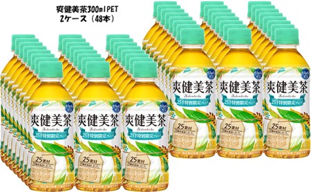 爽健美茶 PET 300ml  24本入×2ケース