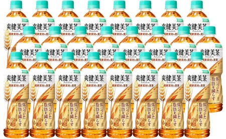 爽健美茶健康素材の麦茶 600PET×24本入り