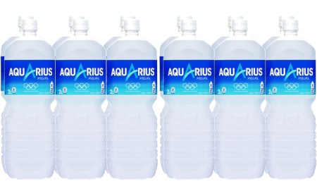 アクエリアスペコらくボトル2L PET6本入×2ケース