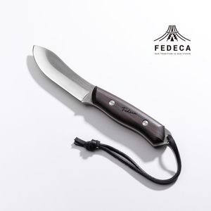 【FEDECA】ブッシュクラフトナイフプレーン黒檀 001230