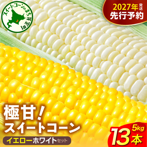 とうもろこし 極甘スイートコーン 2色セット 5kg トウモロコシ