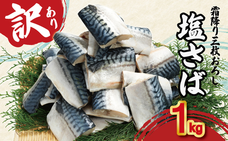 訳あり 霜降り塩サバ 約1kg [ サバ ]