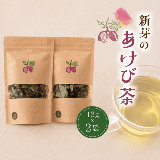新芽のあけび茶 12g×2 / アケビ 岡山県 真庭市 しげや 【shigeya008-01】