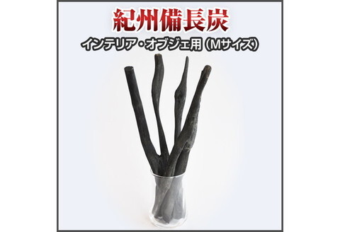 紀州備長炭 インテリア・オブジェ(Mサイズ)【0274-1】