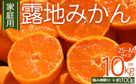 【訳あり】家庭用露地みかん 約10kg ミカン蜜柑 先行受付 om-0005