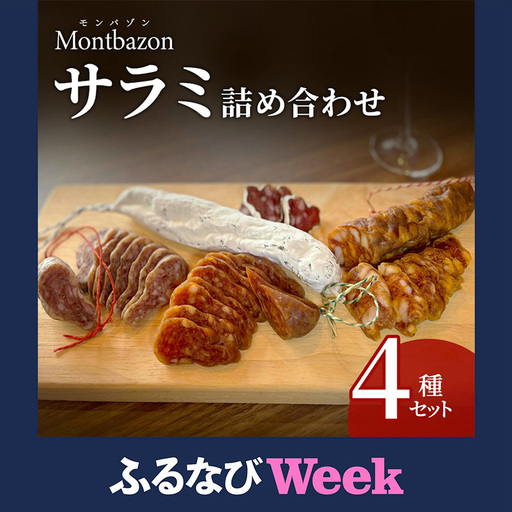 [ふるなびWEEK対象]サラミ 4種 セット ゴシック シャルキュトリー ソーセージ ウィンナー ウインナー 燻製 詰め合わせ ギフト 贈答 贈答品 肉 お肉 豚肉 豚 ポーク 熟成肉 加工食品 加工品 白カビ おつまみ 酒のつまみ 愛知県 日進市