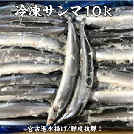 冷凍サンマ　10kg【配送不可地域：離島】【1711020】