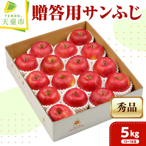 贈答用 サンふじ 5kg りんご 果物 山形