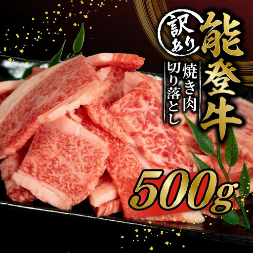 牛肉切り落とし 能登牛 500g 牛肉切り落とし 訳あり 焼肉用 天狗中田本店 10,000円