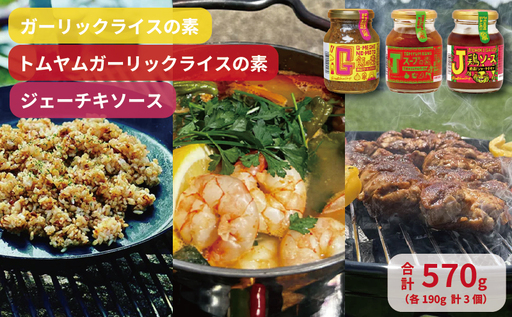 G飯の素 Tスープの素 J鶏ソース 計3個セット