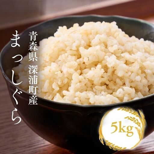 [ふるなびWEEK対象][令和8年産米]まっしぐら 玄米 5kg [fu-0024-001]