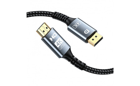 Hanx-Tech DP1.4 to HDMI1.4 変換ケーブル 1m HT-DD8K37BY-1M