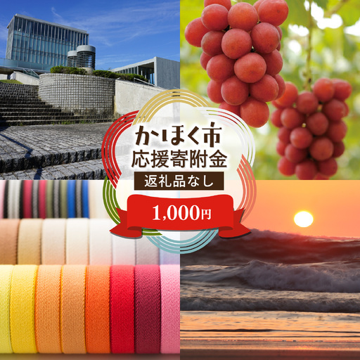 【返礼品なし】石川県 かほく市 応援寄附金 1,000円分 | 支援 純粋寄附