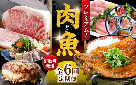 【全6回定期便】 肉と魚のプレミアム定期便 （奇数月発送）【江北町ふるさと納税】 牛肉 豚肉 うなぎ 鰻 フグ ふぐ[HZY201]