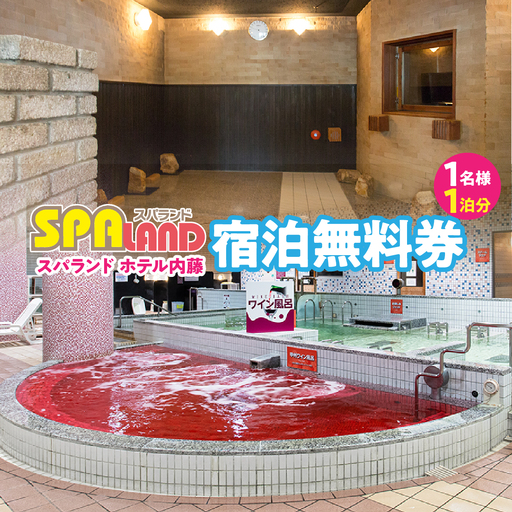 スパランド ホテル内藤 宿泊券（1名様1泊分） 254-003
