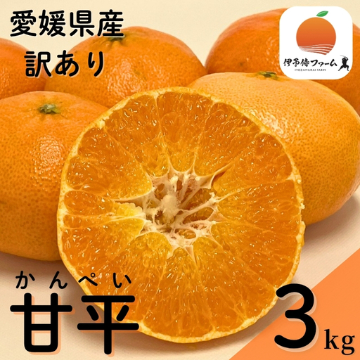 【2027年2月より順次発送】甘平 3kg ご家庭用 バラ詰め｜B458
