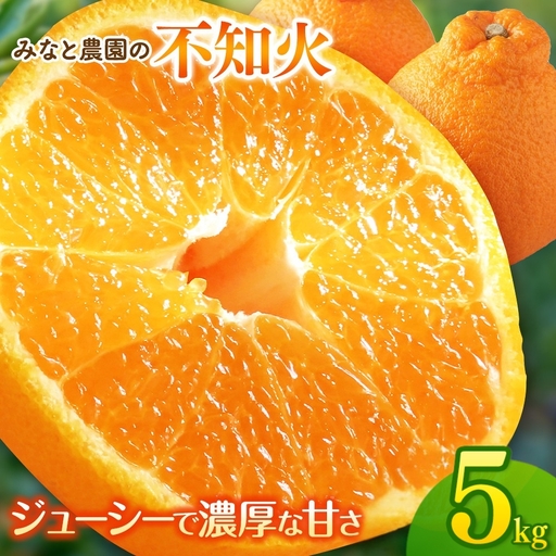 [先行予約]不知火 みなと農園の不知火 約5kg [mntf0013]