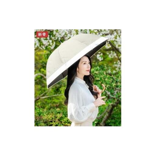 ロサブラン【日傘】ショート コンビ【50cm】【グレージュ×アイボリー】 