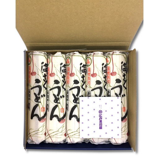満さくうどん ( 5束詰め合わせ ) 湯捏製法 熟成乾燥製法 乾麺 モチ感 コシ うどん 麺類 麺