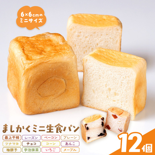 侍が恋する ましかくミニ生食パン 計12個 侍が恋するパン屋