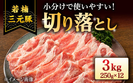 若楠三元豚 切り落とし 3kg /ナチュラルフーズ[UBH124] 切り落とし