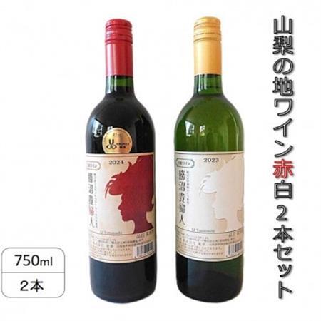 山梨の地ワイン赤白2本セット(東夢 勝沼貴婦人)【配送不可地域：離島】【1707780】