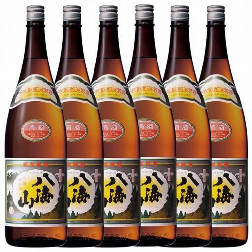 日本酒 八海山 清酒 1800ml×6本【八海山 清酒 一升瓶 6本 セット 日本酒 1800ml 新潟 地酒 厳選 晩酌 熱燗 お酒 酒 さけ お中元 お歳暮 贈答】
