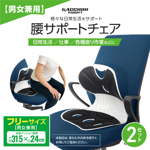 腰サポートチェア 2個セット