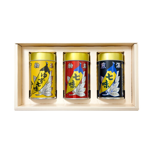 八幡屋礒五郎唐からしセット3缶 | 香辛料 調味料 七味 唐辛子