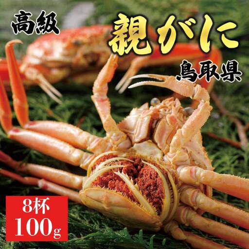Y954【ボイル】親ガニ(セコガニ) 100g　8杯
