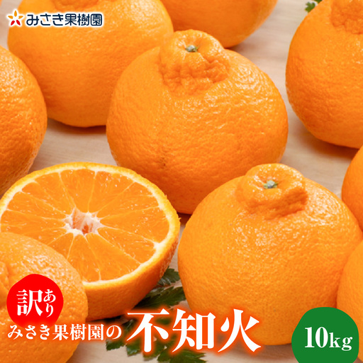 【先行受付】【訳あり】みさき果樹園の不知火10kg【C21-61】YWTBC042