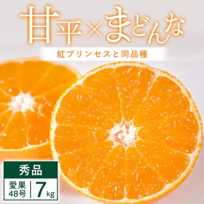 【先行受付】「紅プリンセス」と同品種 7kg みかん 愛媛県 八幡浜市 愛媛果試48号【H25-343】【1715578】 YWTAP284