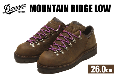 DANNER 紳士靴 マウントリッヂ ロー BROWN ブラウン【26.0cm】