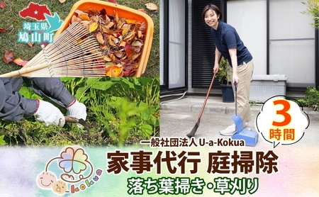 家事代行庭掃除草刈り草むしり家事代行[3時間]